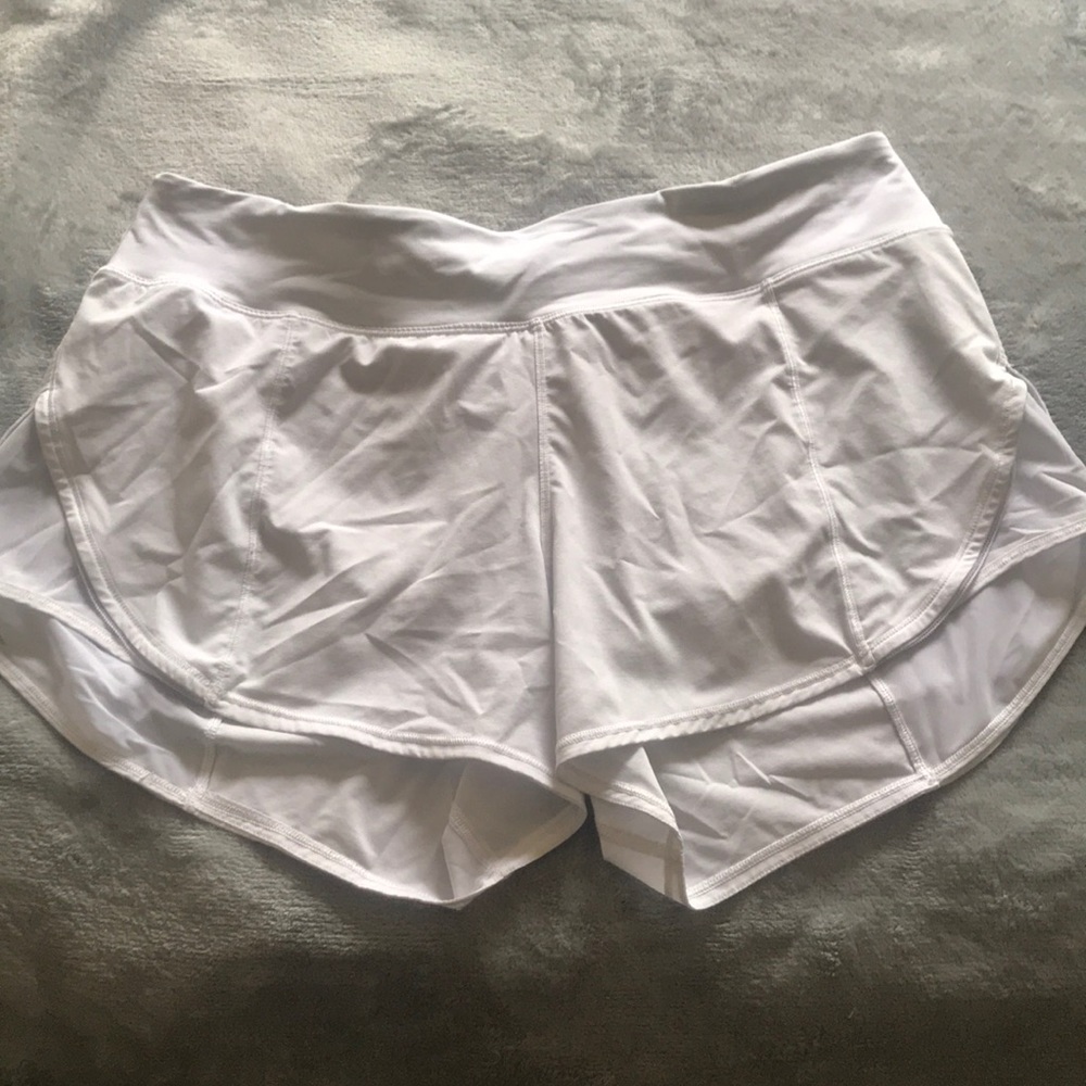 White Lululemon Shorts